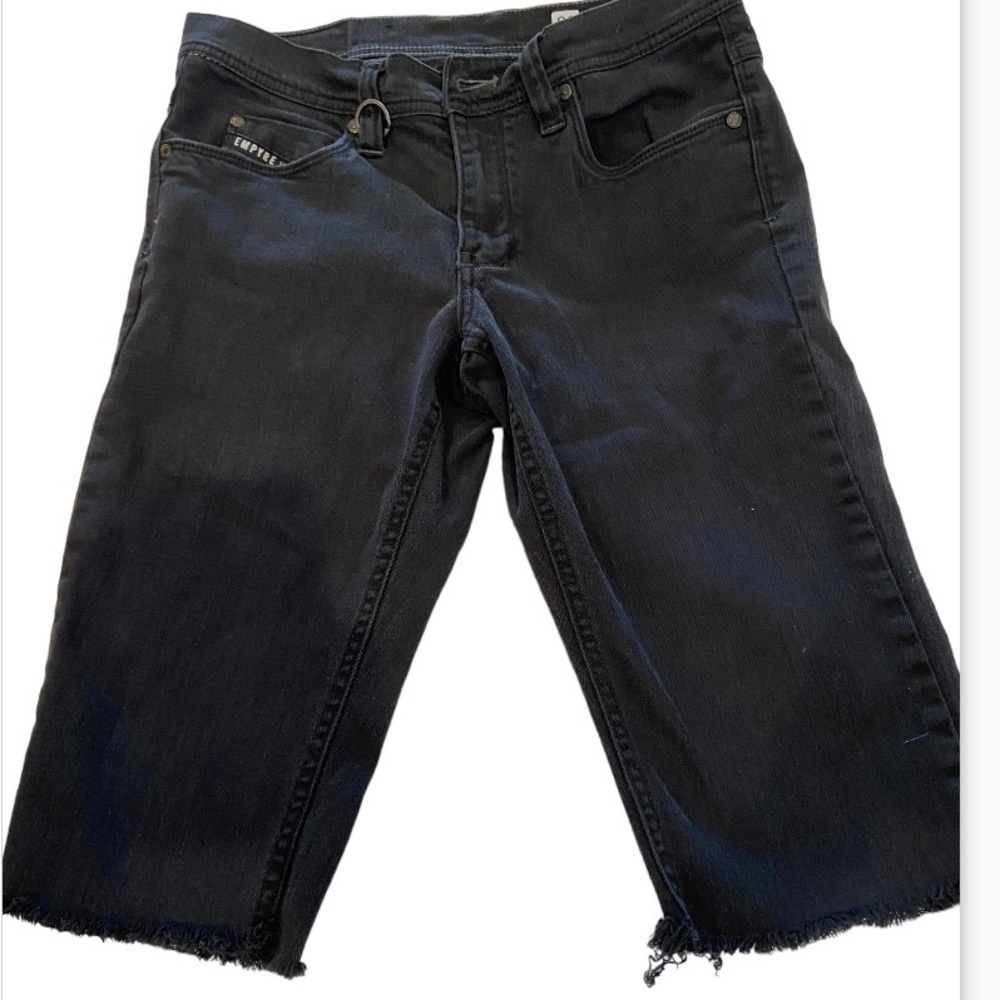 Empyre Skeletor Mens Jean shorts Black denim Size 30
